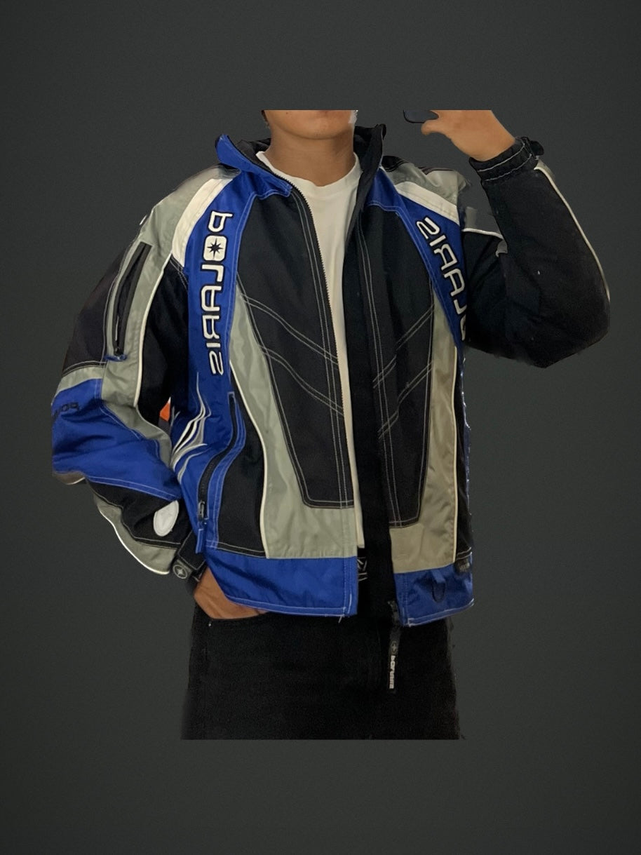 racer jacket vintage blue (L)