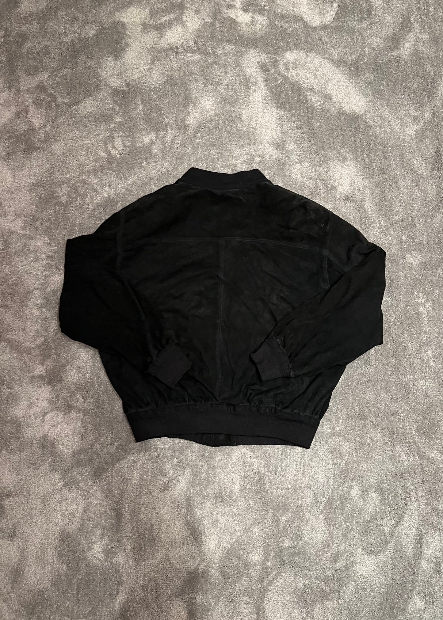 bomber leather jacket (M)