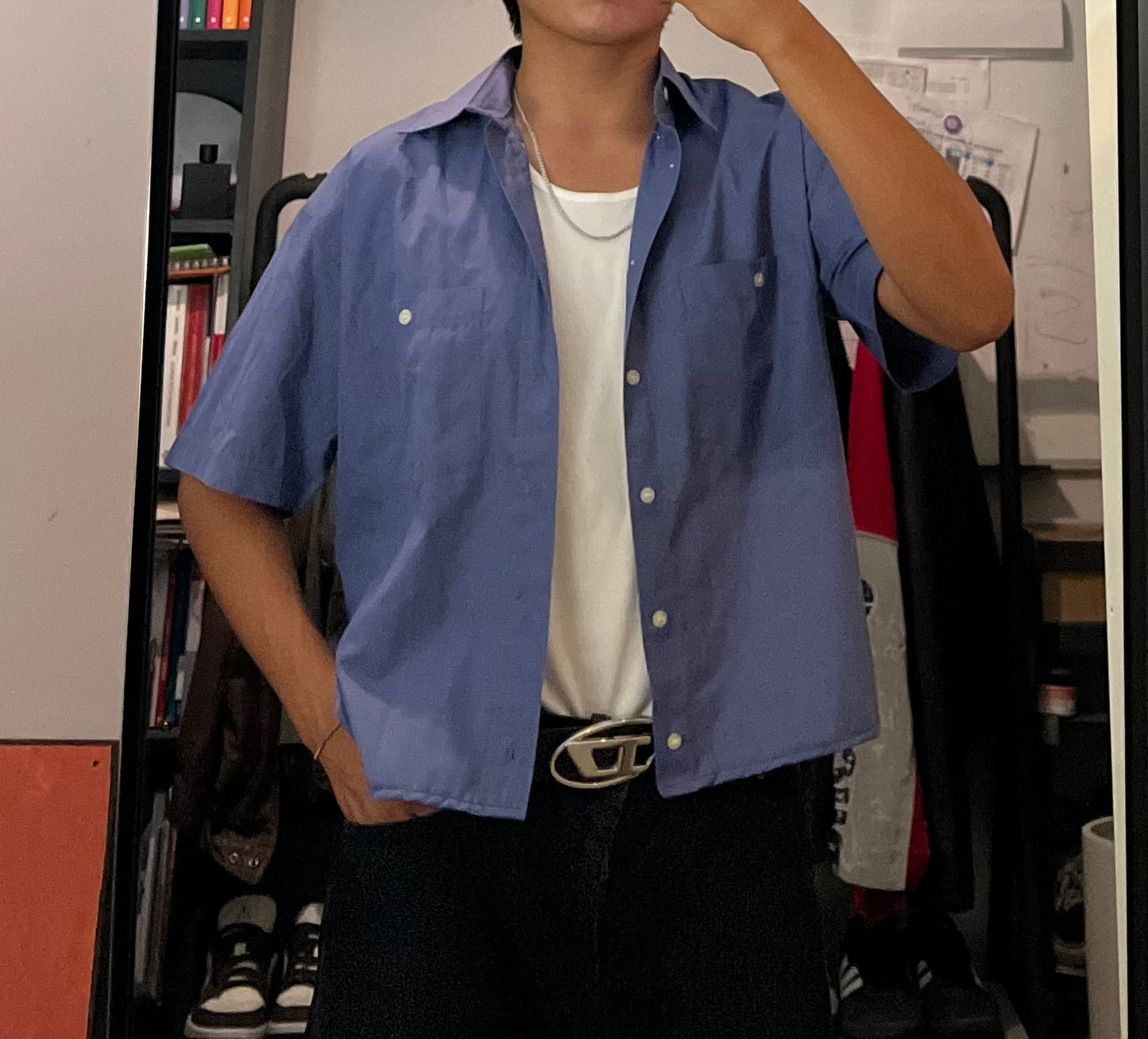 Cropped shirt boxy fit
