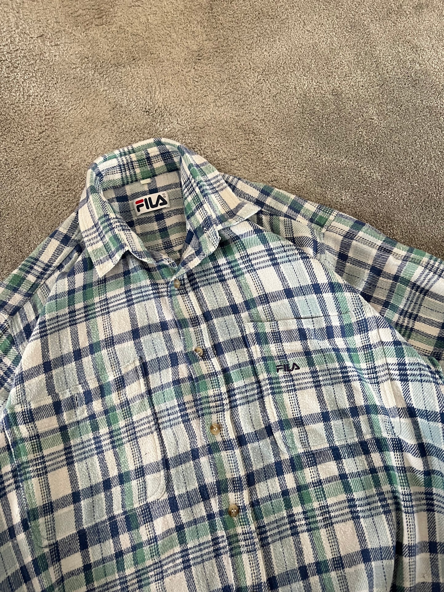 Cropped flanel shirt Boxy fit (S-M)