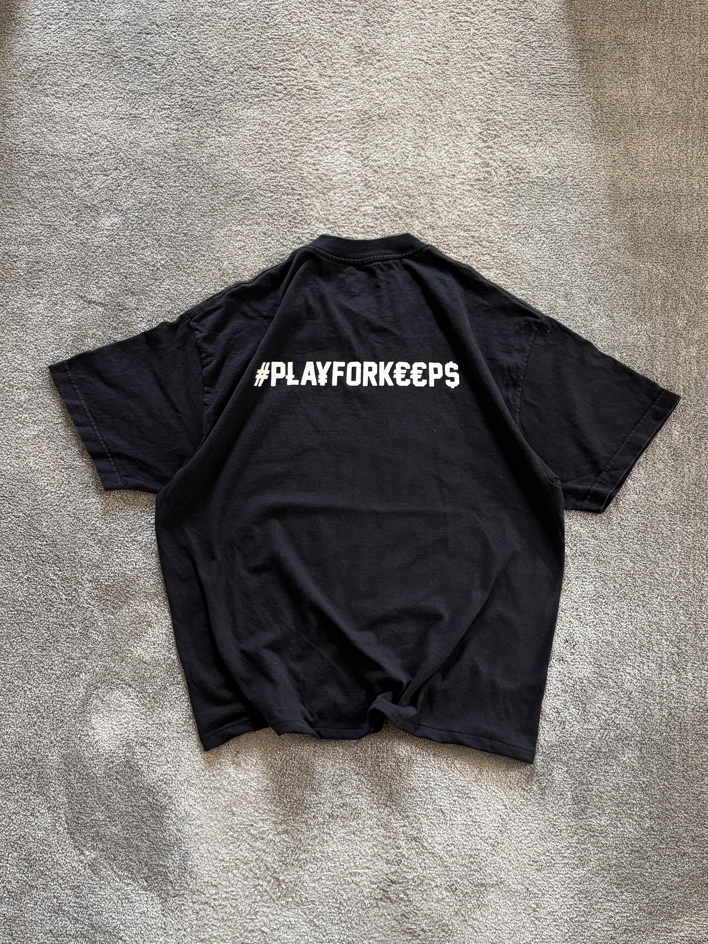 Cropped tee boxy fit (L)