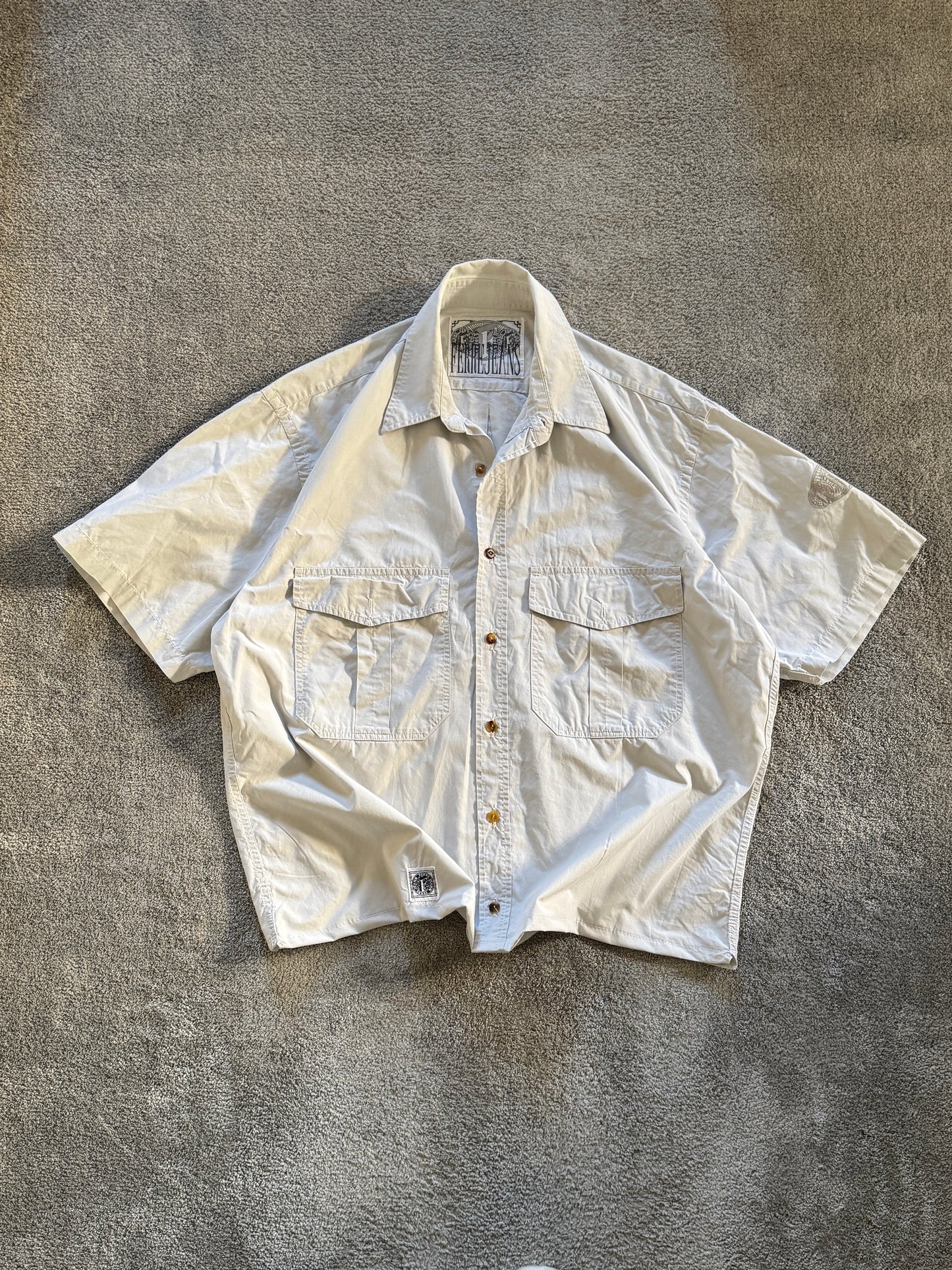 Cropped shirt Boxy fit (L)