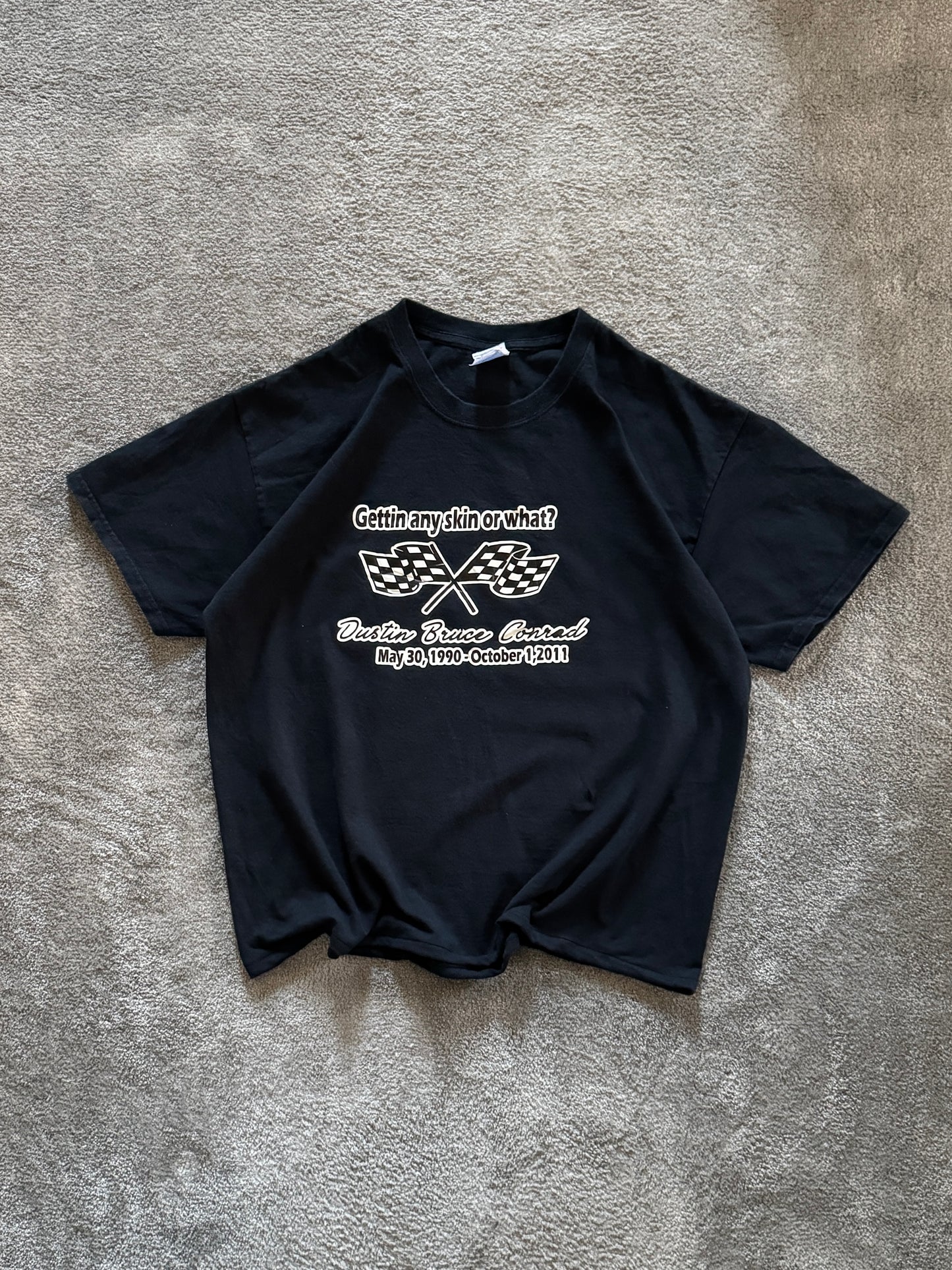 Cropped tee boxy fit (L)