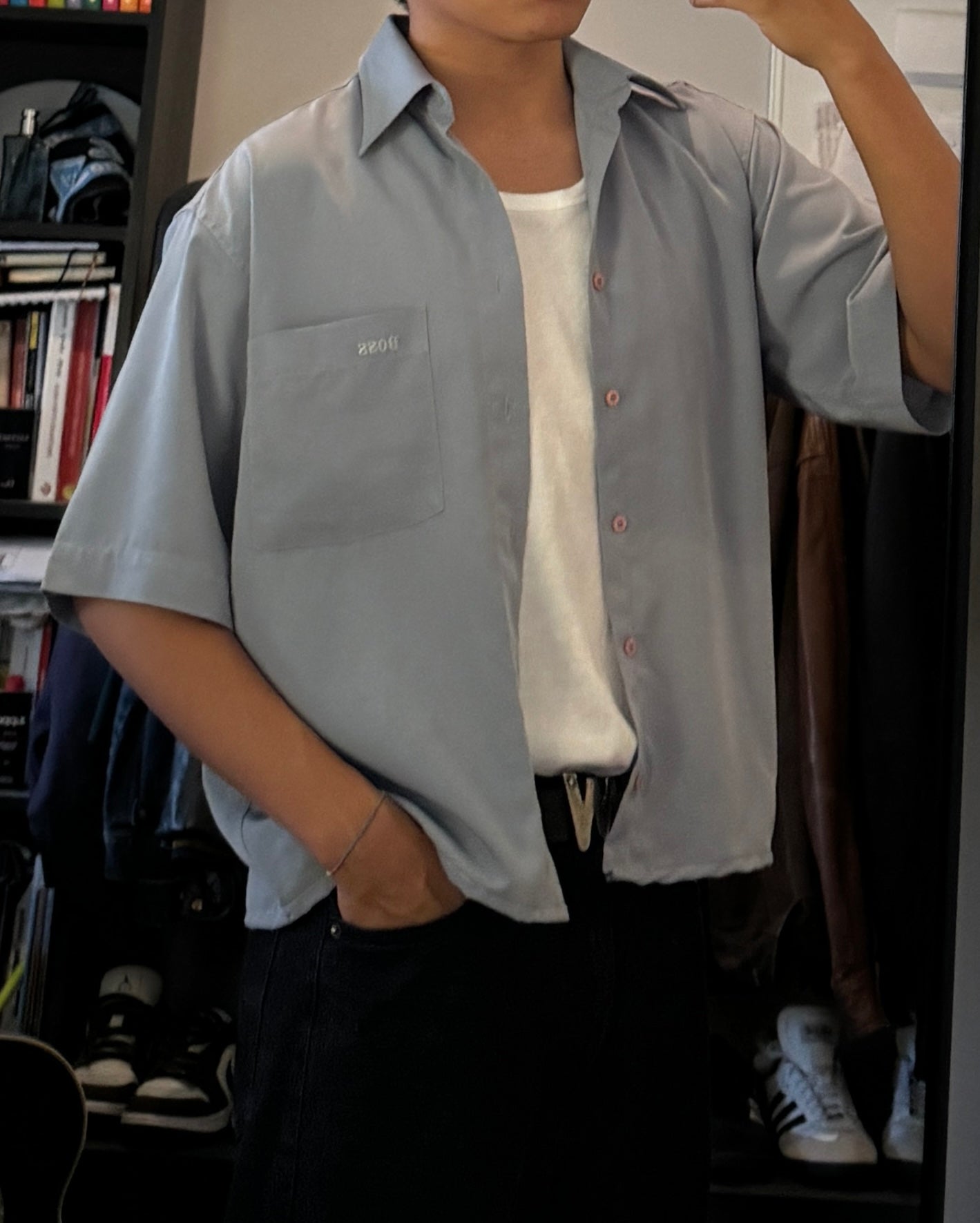 Cropped shirt Boss Boxy fit (M)