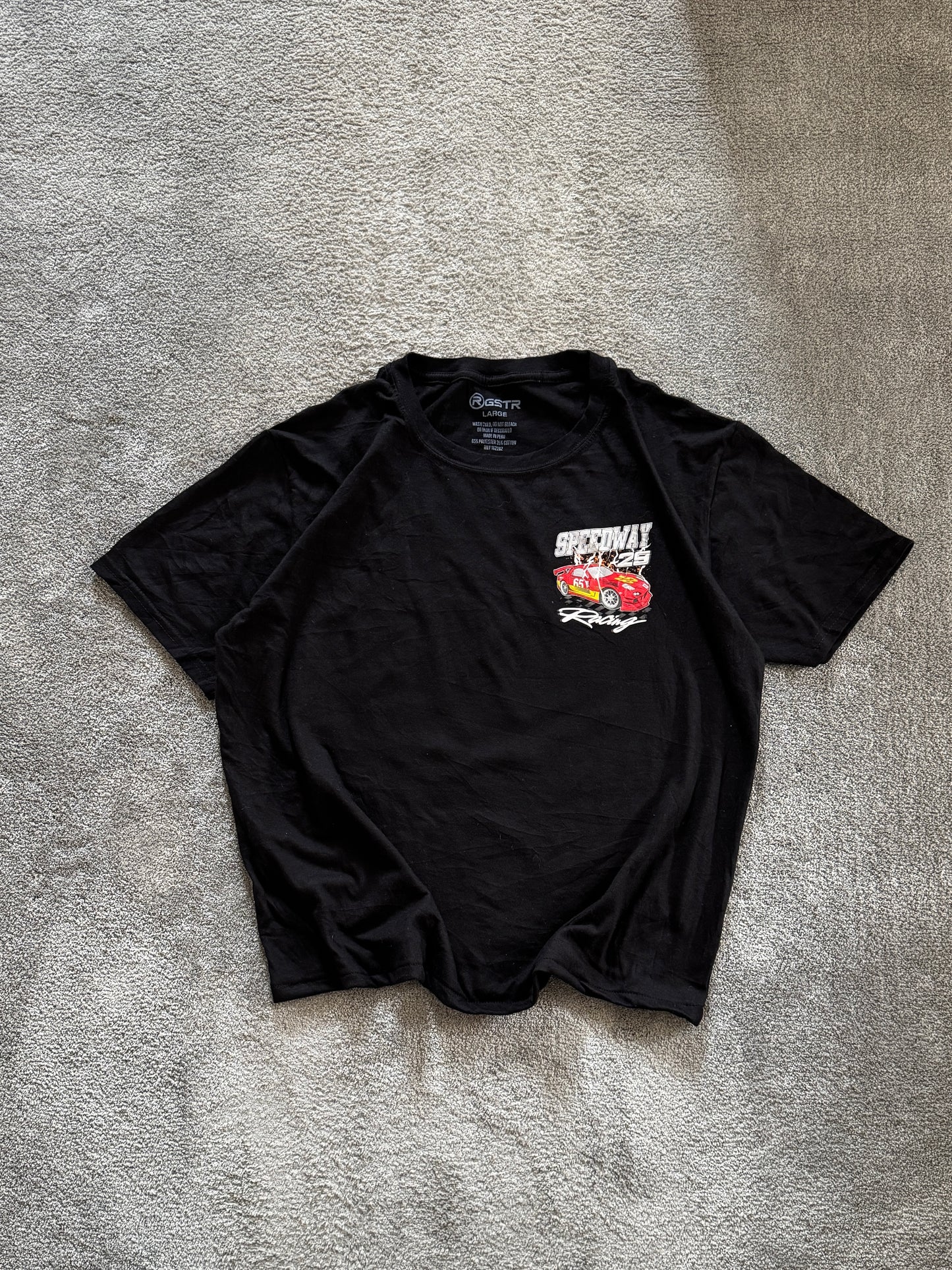 Cropped tee boxy fit (L)