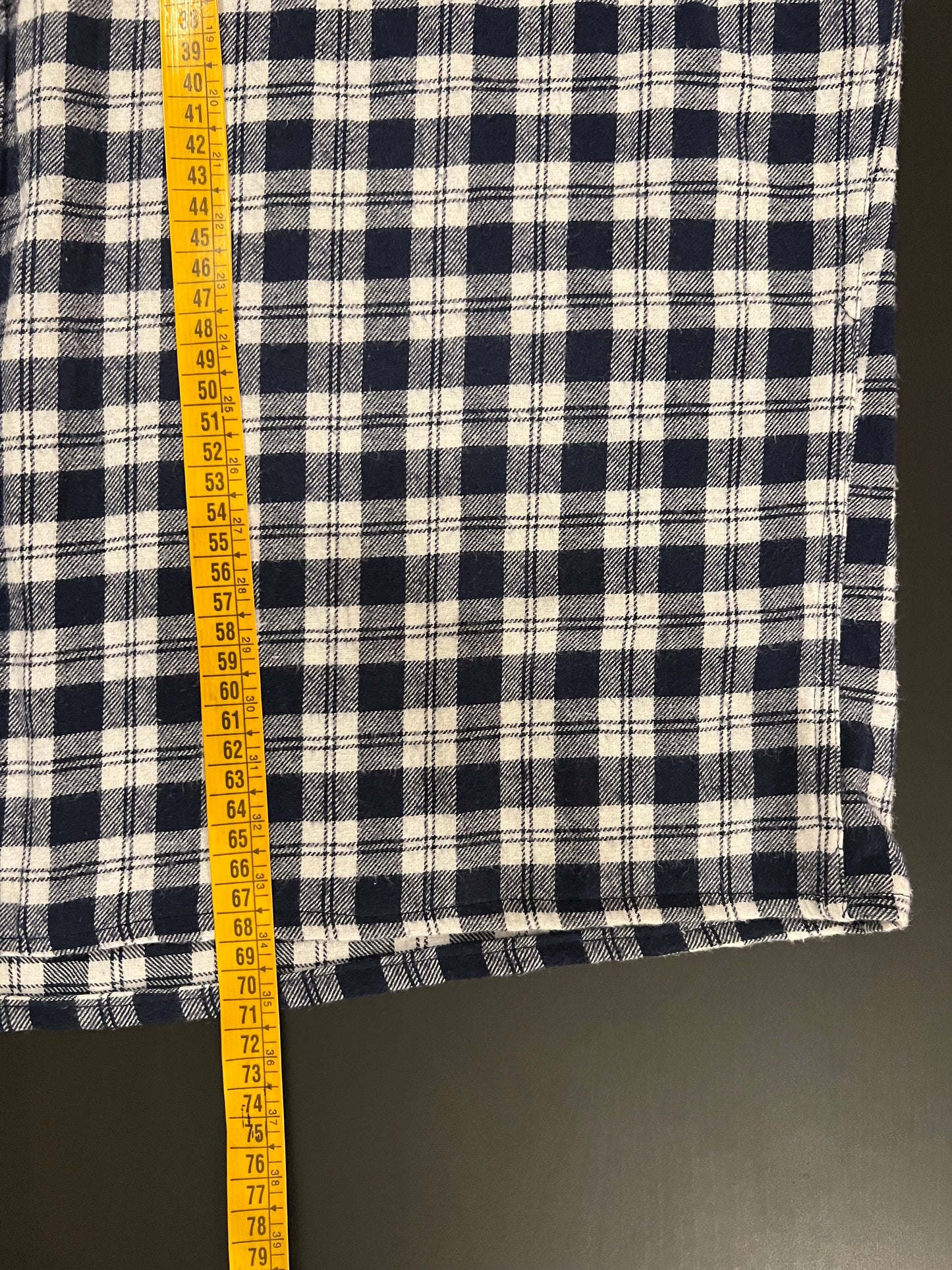 Cropped flanel shirt Boxy fit (XL)