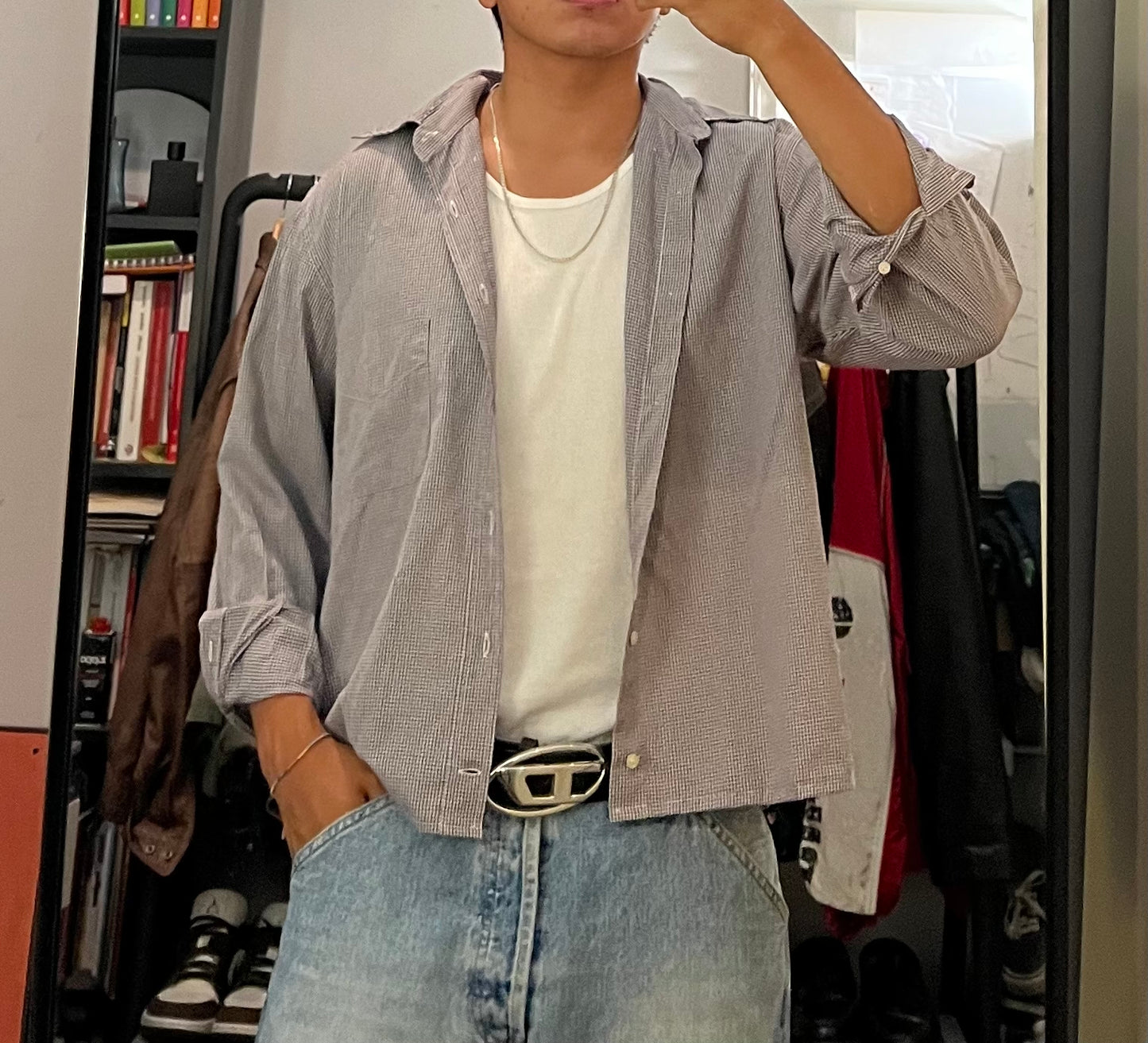 cropped shirt boxy fit