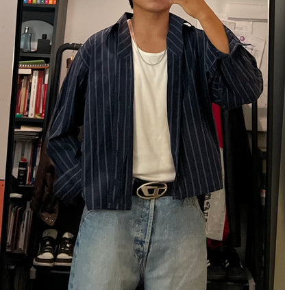 Cropped shirt boxy fit