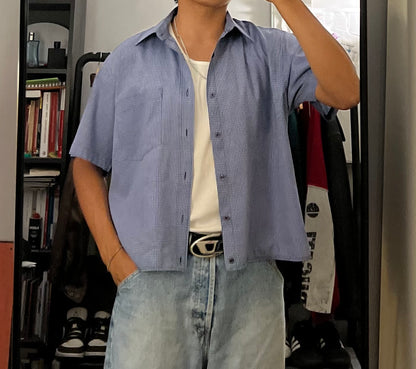 Cropped shirt boxy fit