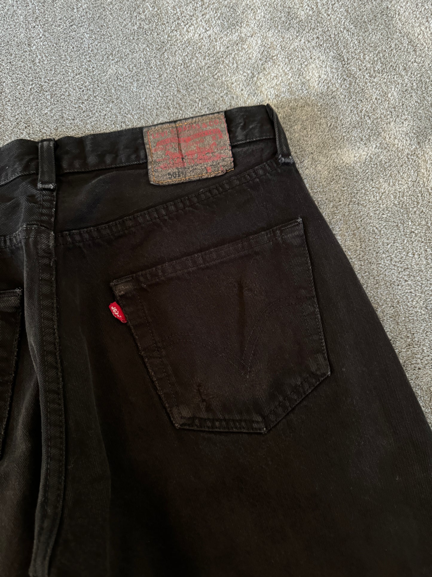 jeans LEVIS 501 vintage brown (M)