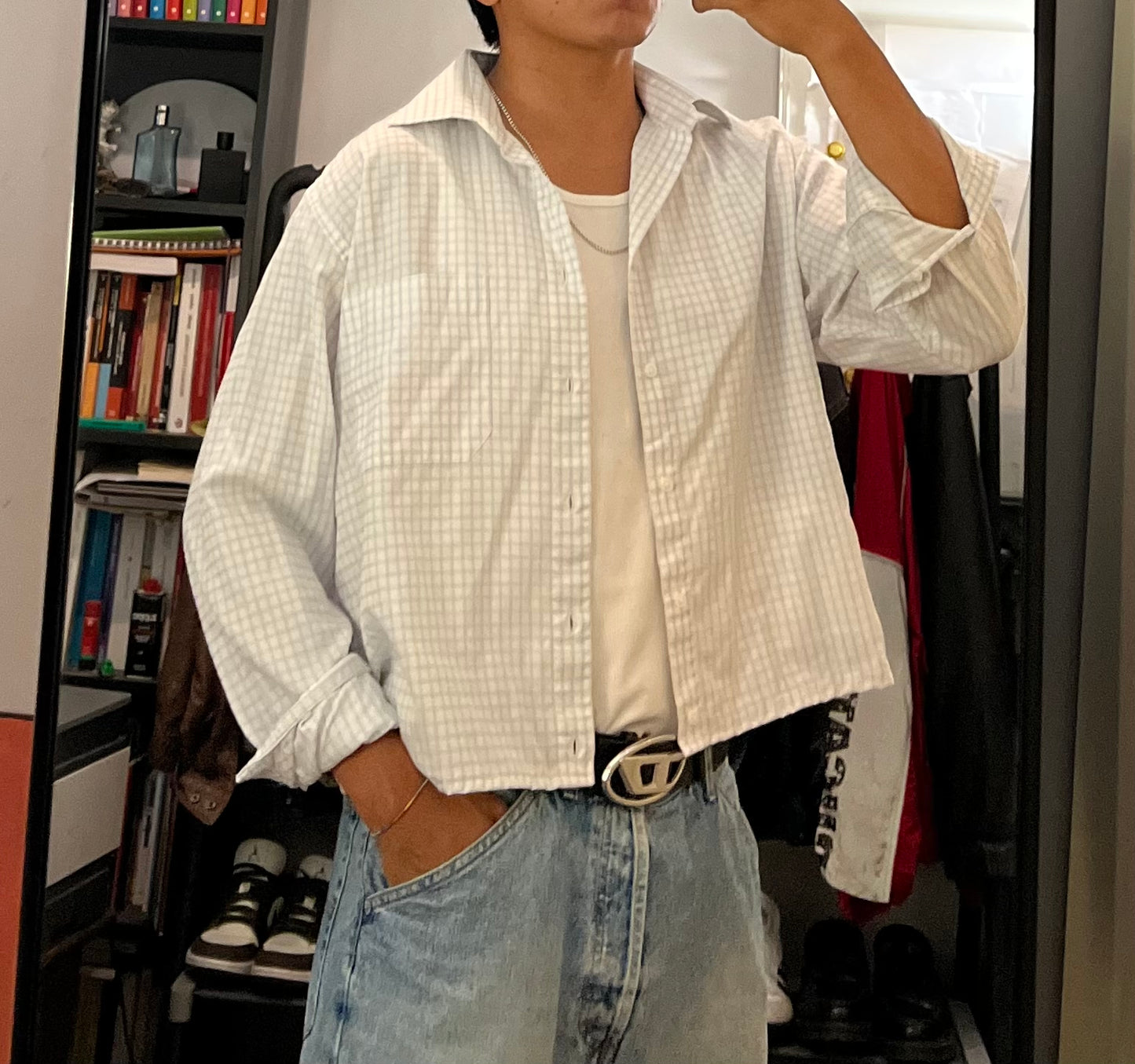 cropped shirt boxy fit