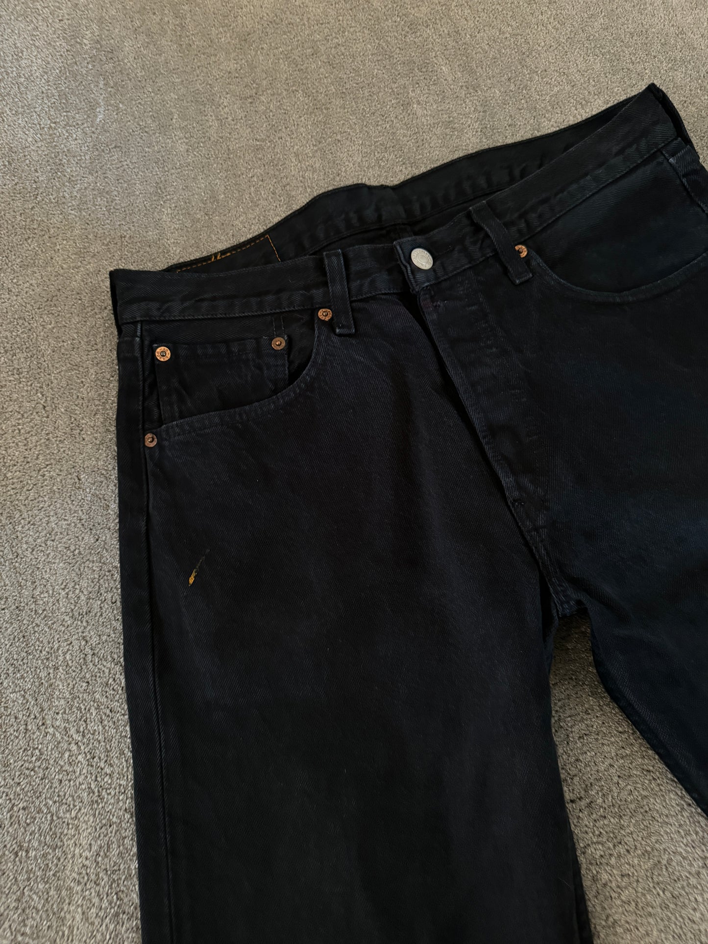 jeans LEVIS 501 vintage black (M)