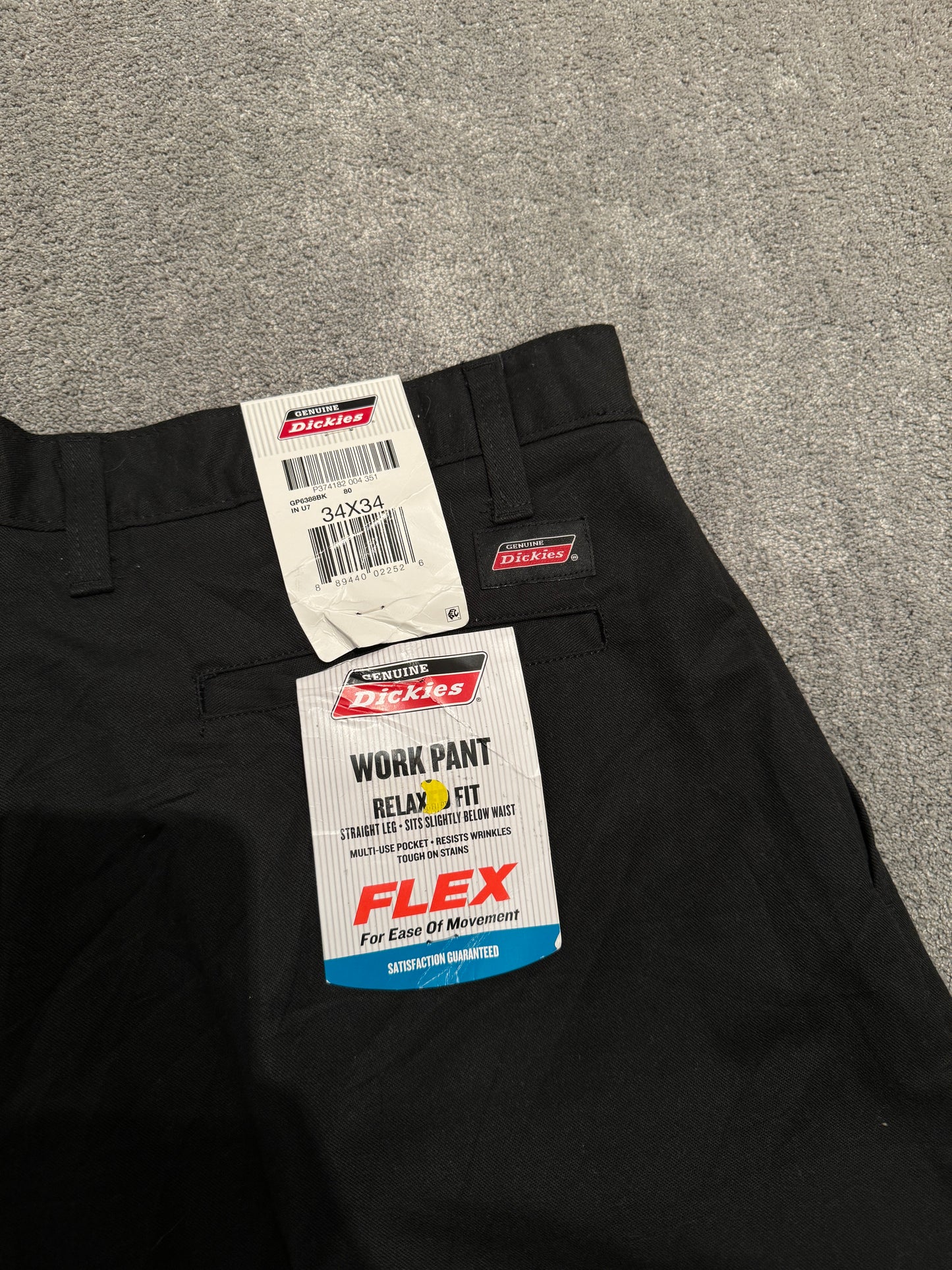 DICKIES workpant black chino (L)