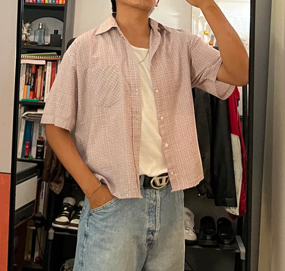 cropped shirt boxy fit