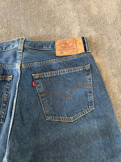 jeans LEVIS 501 vintage blu (XL)