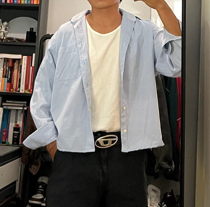 cropped shirt boxy fit