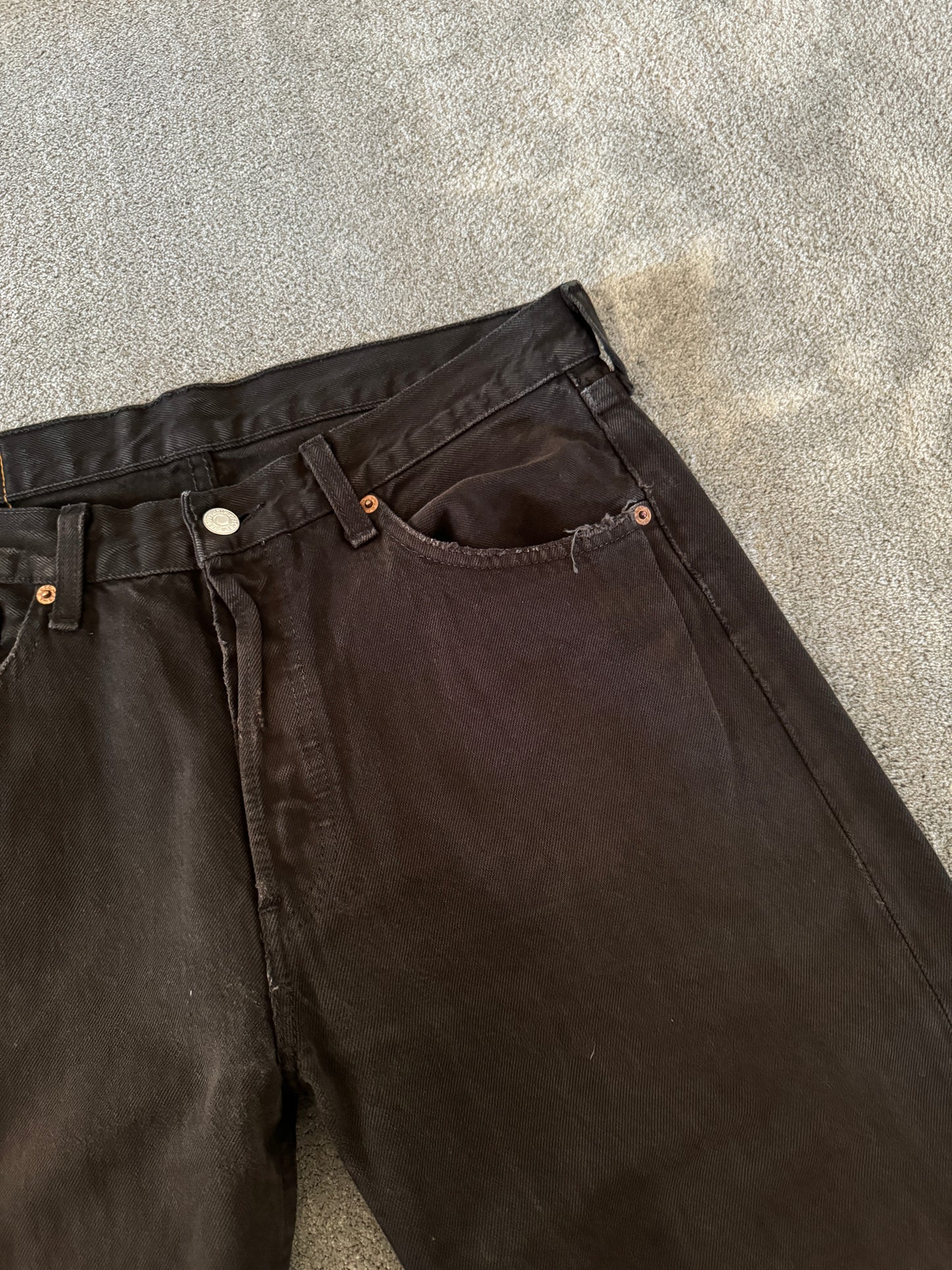 jeans LEVIS 501 vintage brown (M)