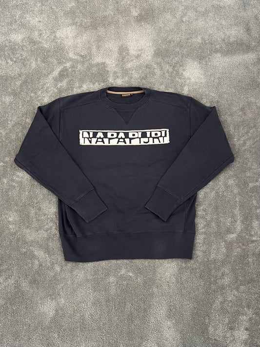 Felpa vintage oversize crewneck (XL)