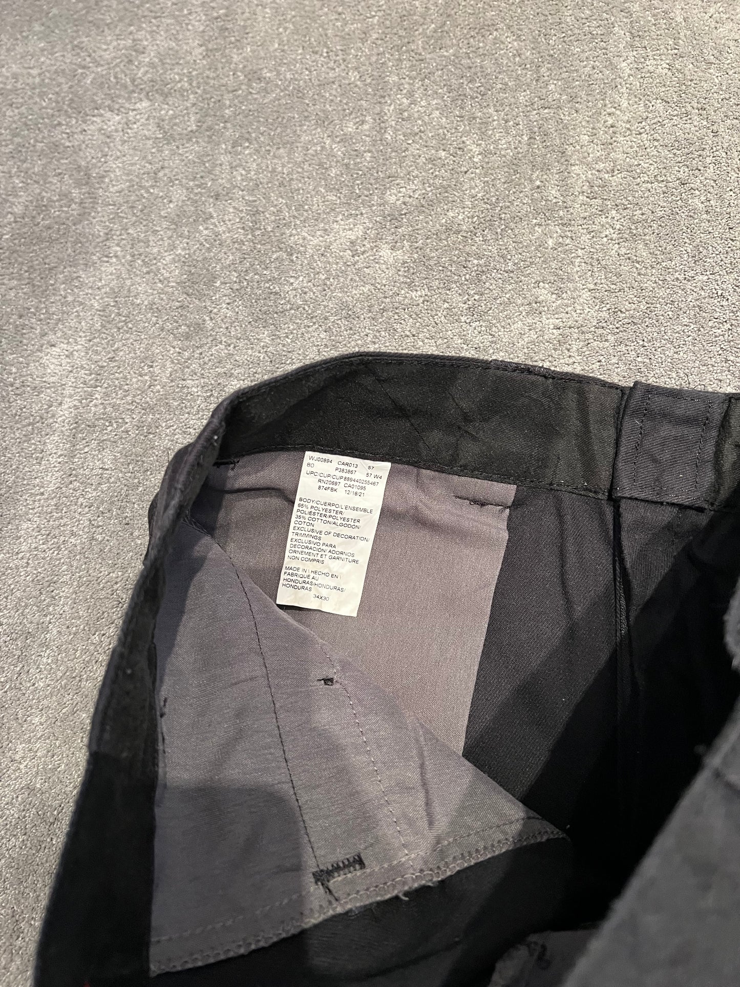 DICKIES  workpant black chino (M)