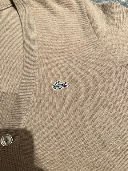 Cardigan vintage lacoste beige (L)