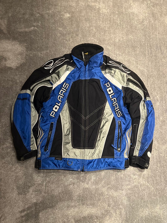 racer jacket vintage blue (L)