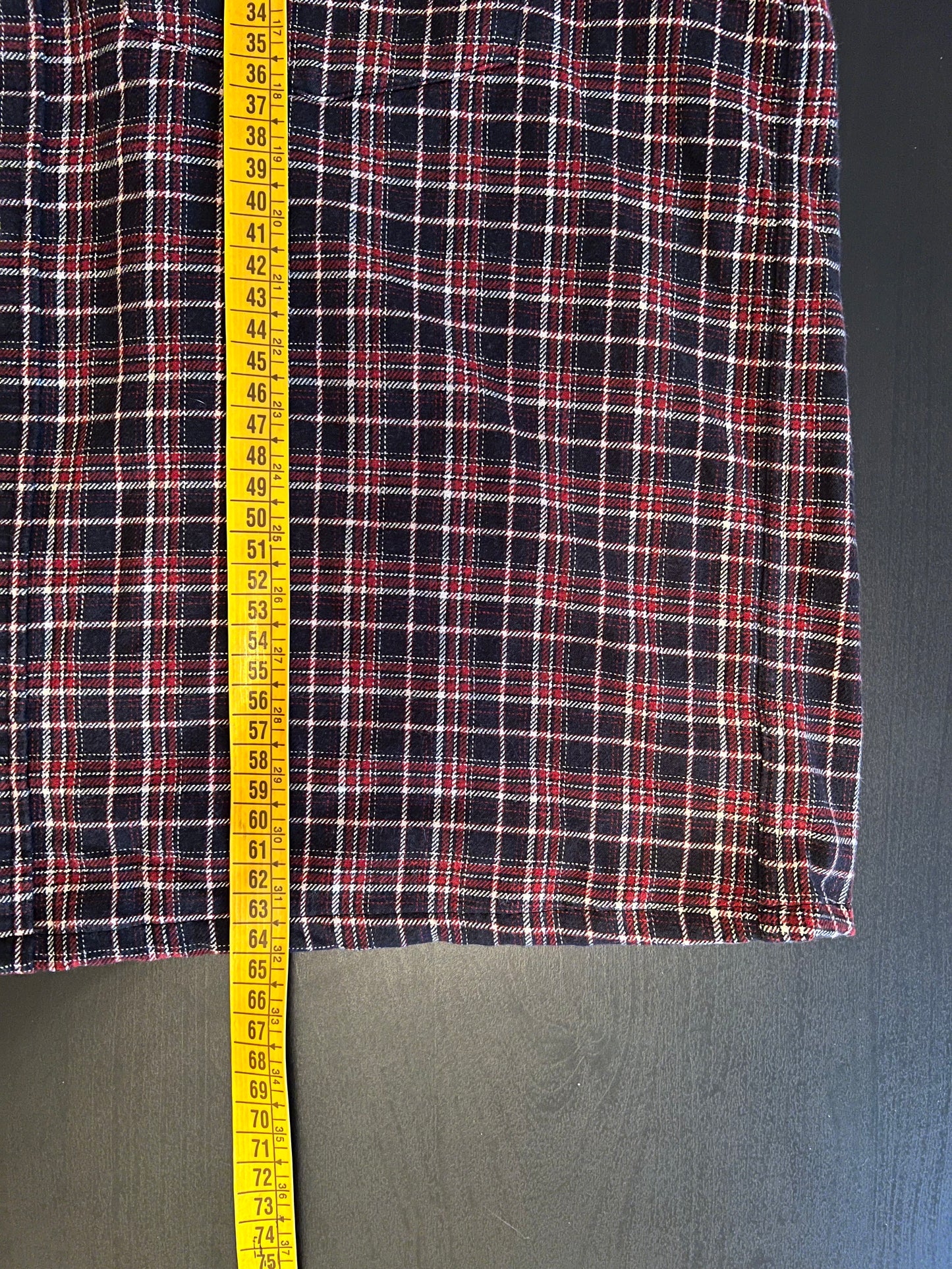 Cropped flanel shirt chaps Ralph Lauren Boxy fit (M)
