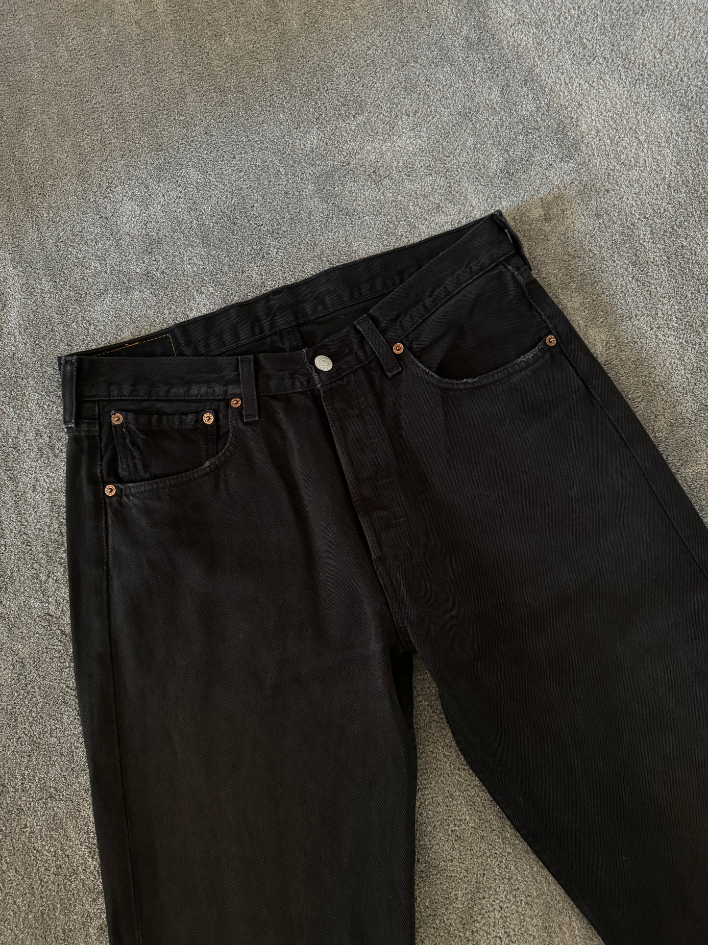 jeans LEVIS 501 vintage black (M)