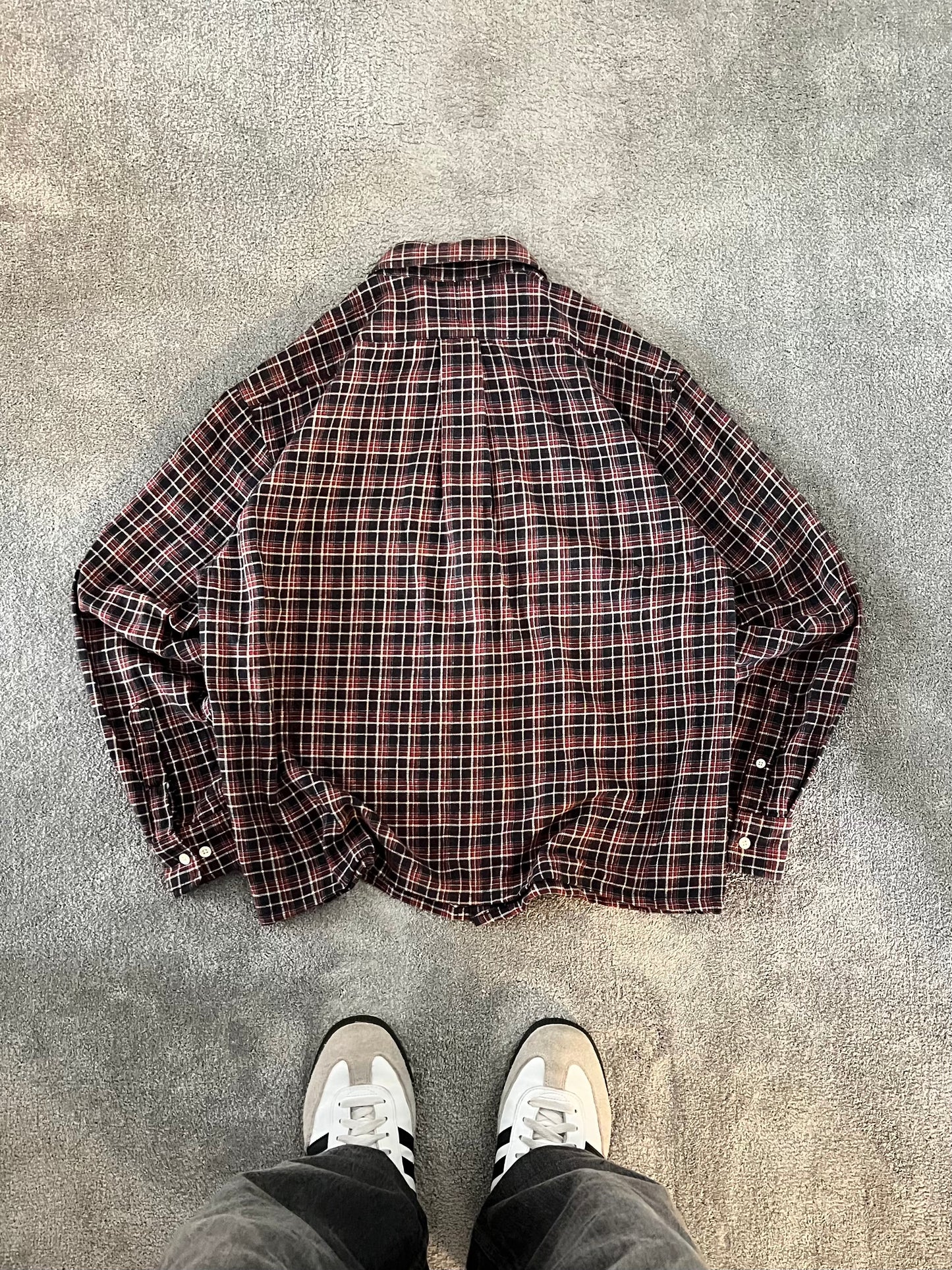 Cropped flanel shirt chaps Ralph Lauren Boxy fit (M)