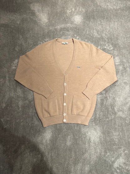 Cardigan vintage lacoste beige (L)