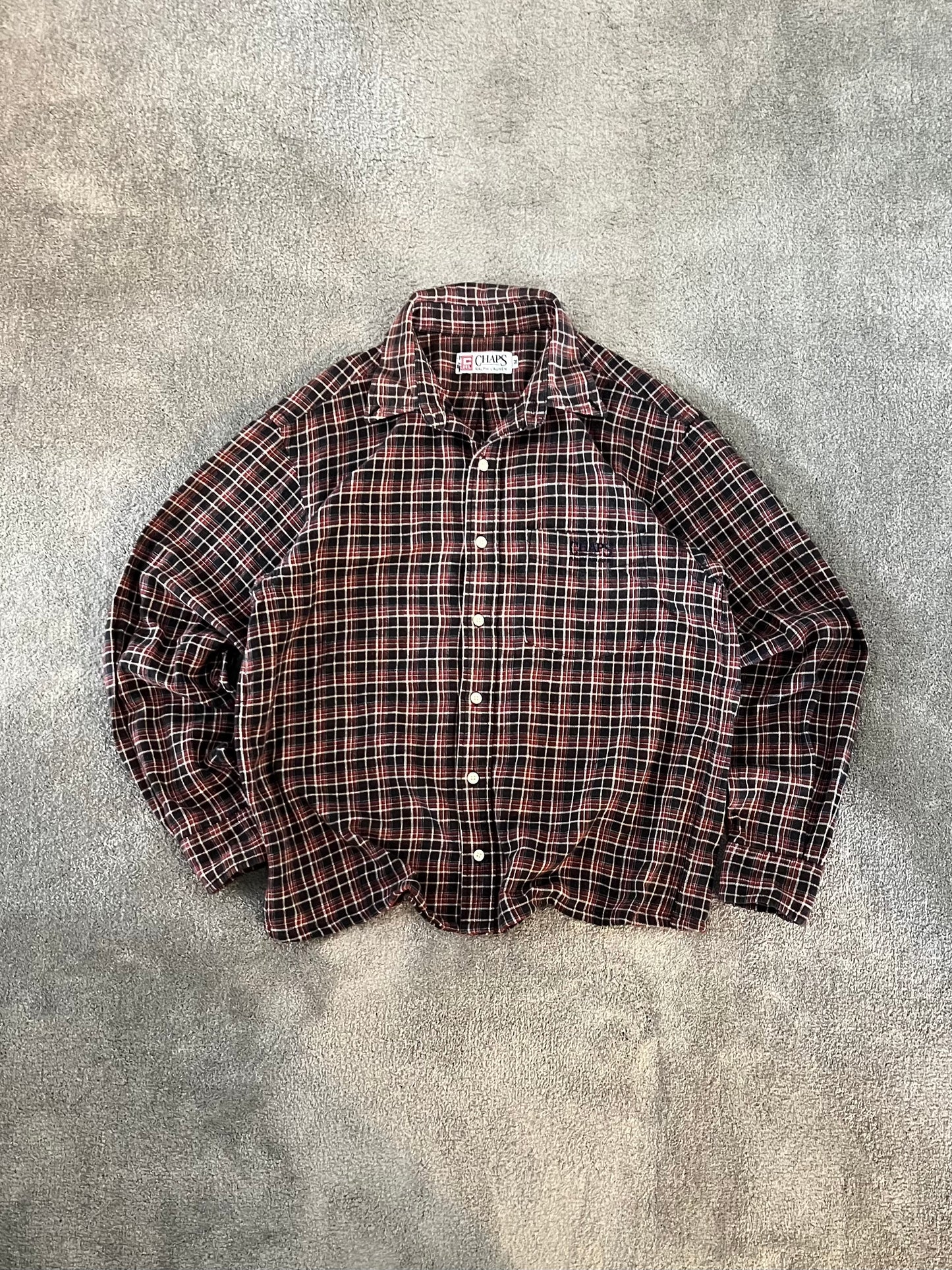Cropped flanel shirt chaps Ralph Lauren Boxy fit (M)