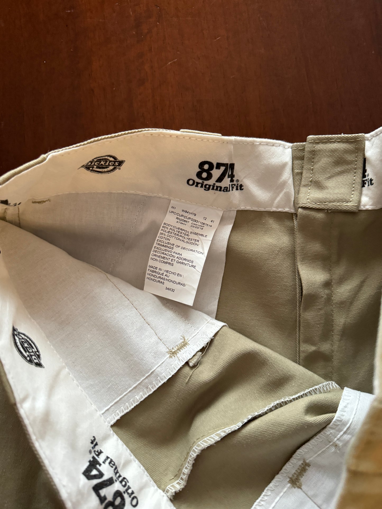 DICKIES 874 pant chino beige (M-L)