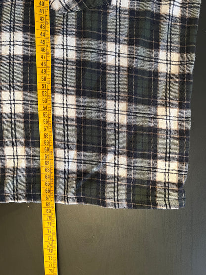 Cropped flanel shirt Boxy fit (L)