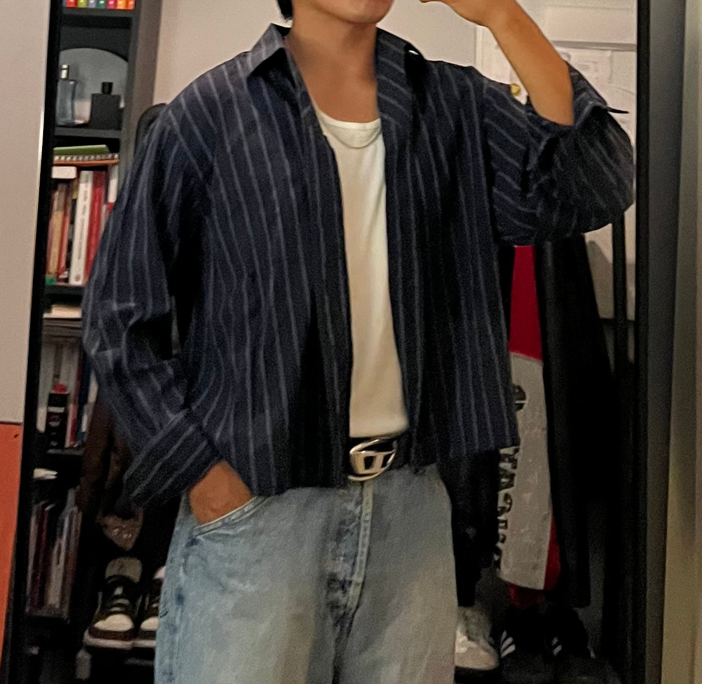 Cropped shirt boxy fit