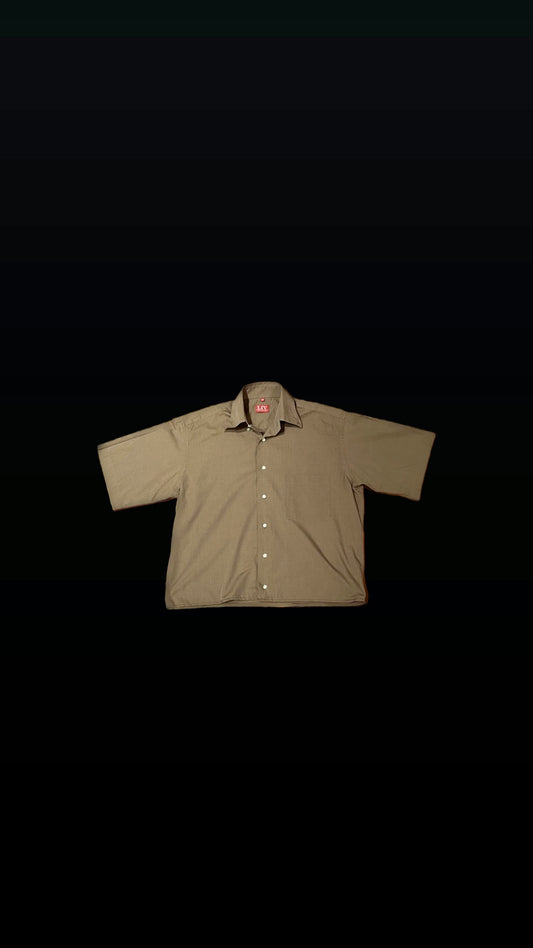 Cropped shirt light brown